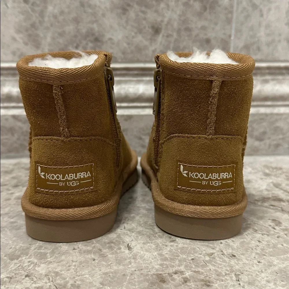 Koolaburra by UGG Koola Chestnut Suede Boots NEW Toddler Girls Size 5